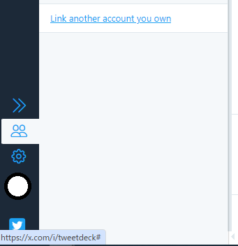 Link another account you own